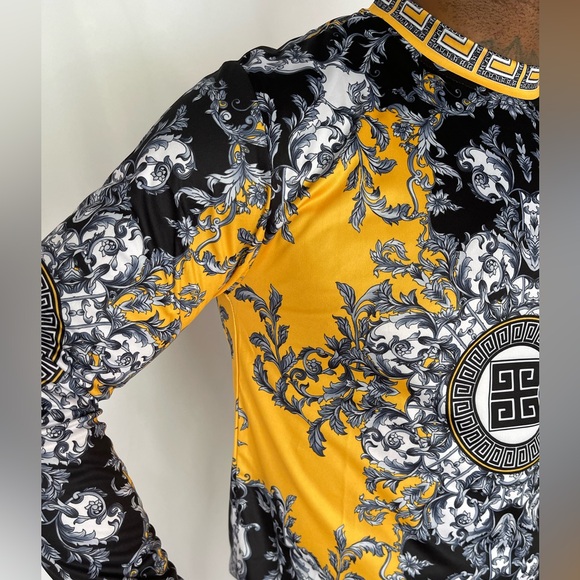 Prestige Original Colorful print Men’s long sleeve shirt size M - Picture 3 of 10